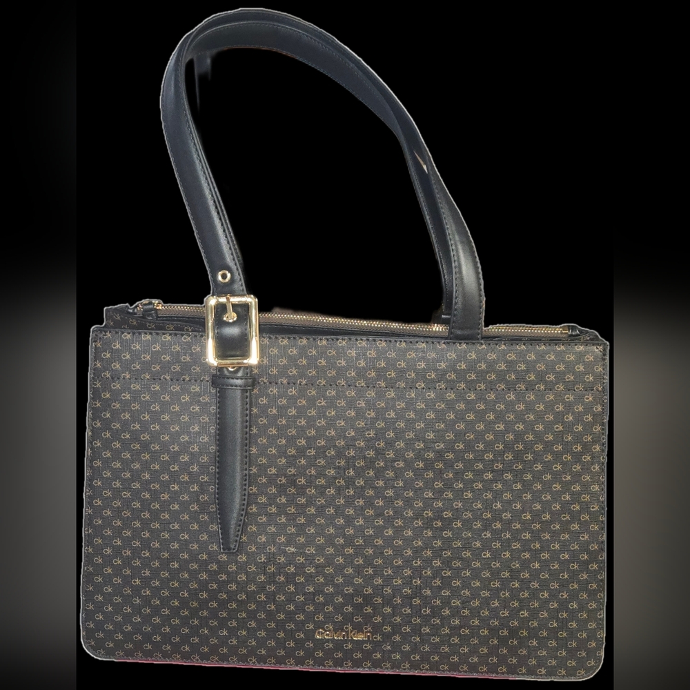 NWOT Calvin Klein Havana Novelty Organizational Tote